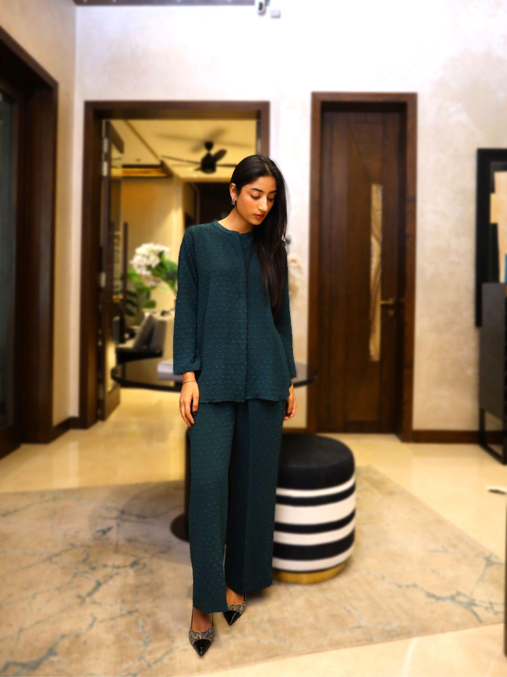 Teal Green Coord Set